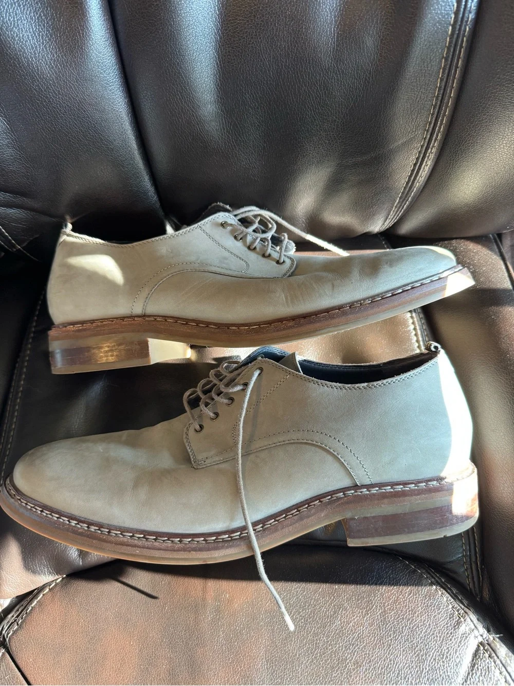 Cole Haan Oxford Casual Dress Shoes Grey Size 13 Lightweight
